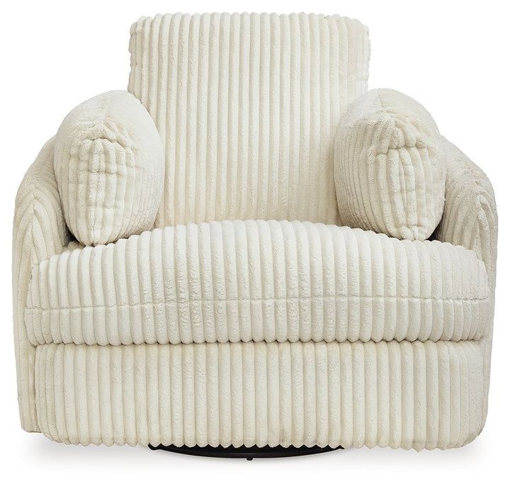 Tie-Breaker - Swivel Glider Recliner - Ivory