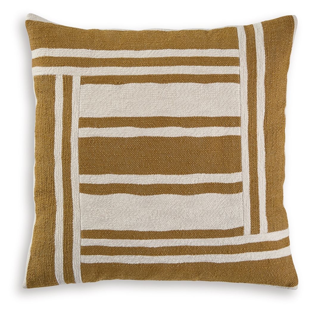 Darrman - Pillow (Set of 4) - Ochre / Ivory by Ashley Furniture product image