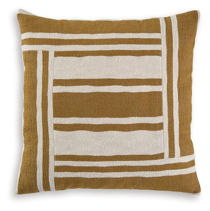 Darrman - Pillow (Set of 4) - Ochre / Ivory by Ashley Furniture product image