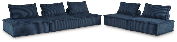 Bales - 5-Piece Modular Seating - Navy by Ashley Furniture product image