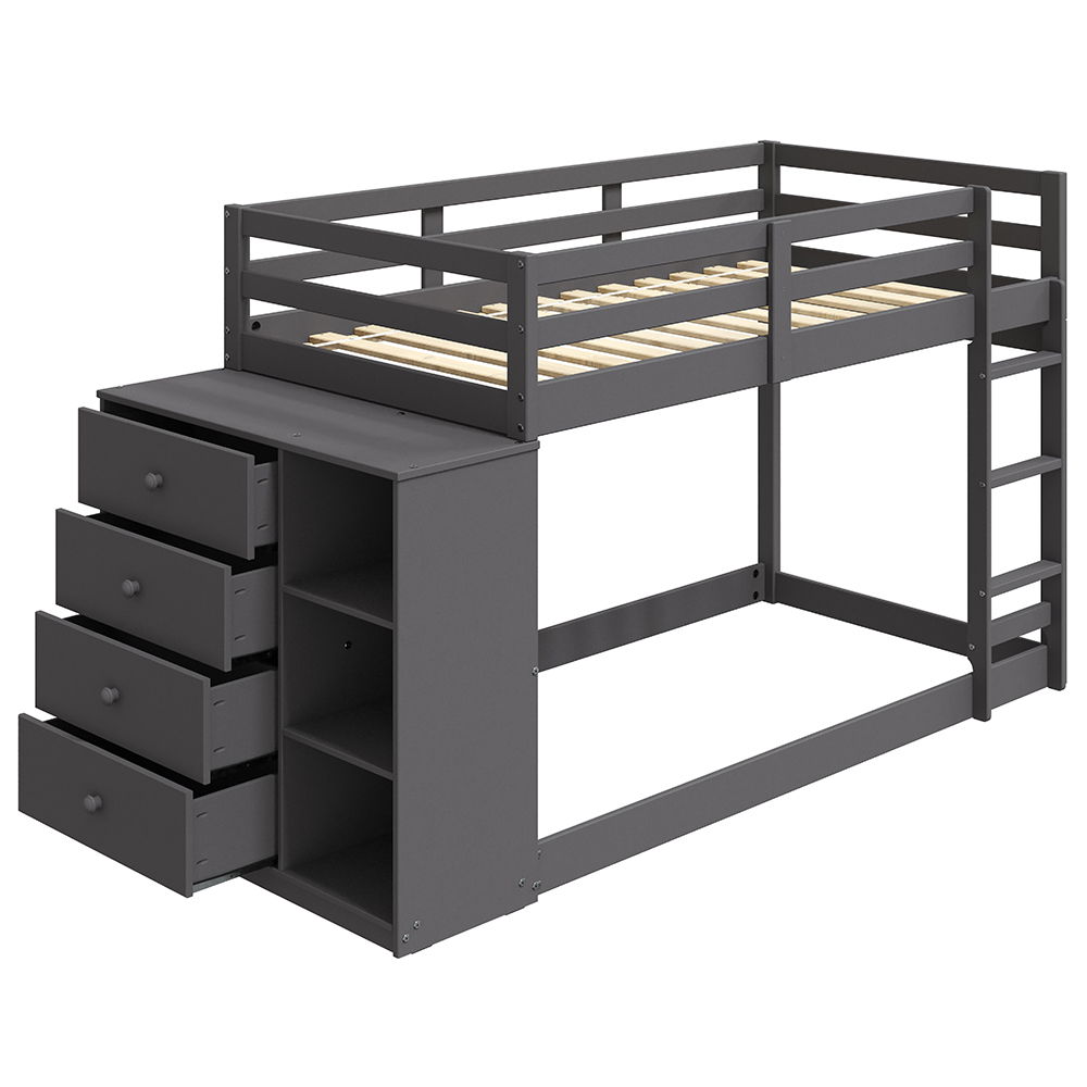 gaston-twin-over-twin-bunk-bed-with-4-drawers-3-compartments-gray