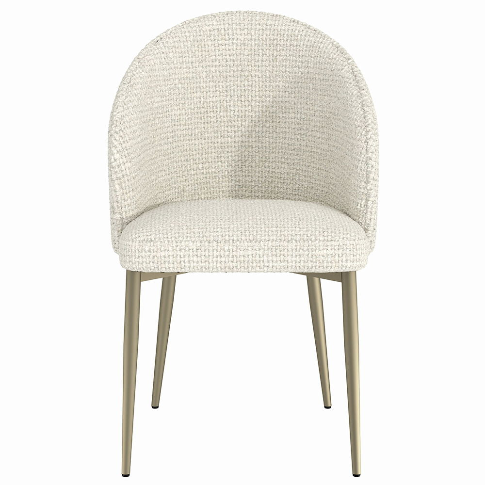 Cora - Side Chair Set of 2) - White Fabric