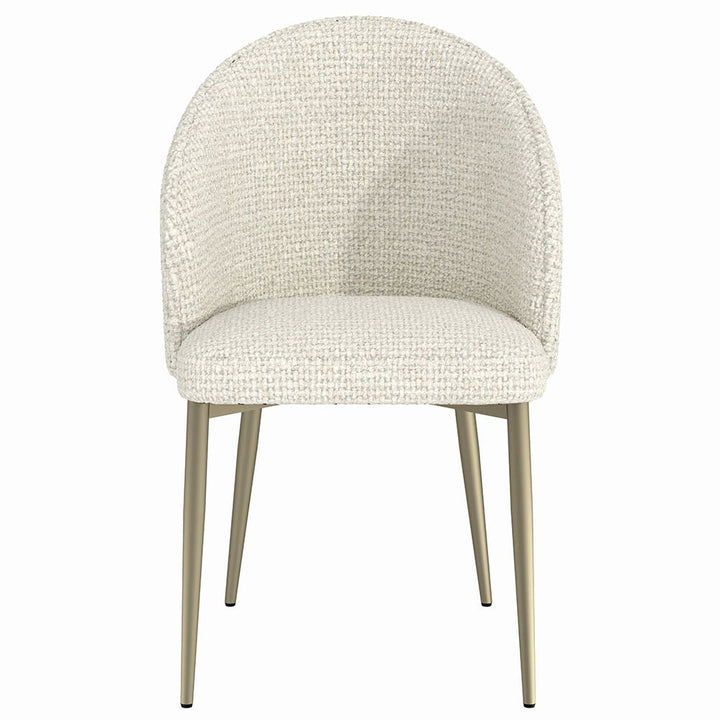 Cora - Side Chair Set of 2) - White Fabric