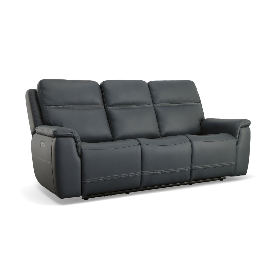 Flexsteel 1845-62PH-00942 Sawyer  Power Reclining Sofa With Power Headrests & Lumbar  Marine