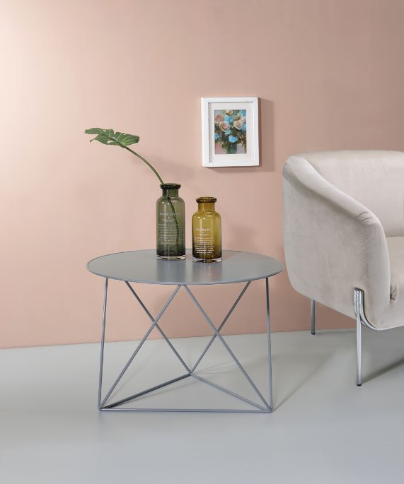 Epidia - Accent Table - Gray