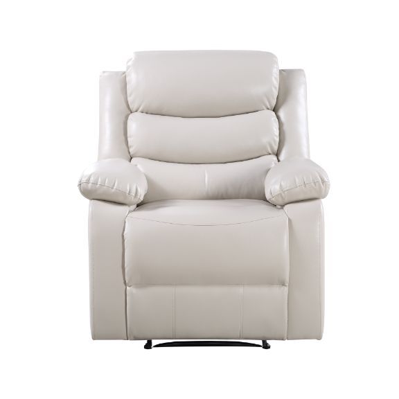 Eilbra - Power Motion Recliner - Beige Synthetic Leather