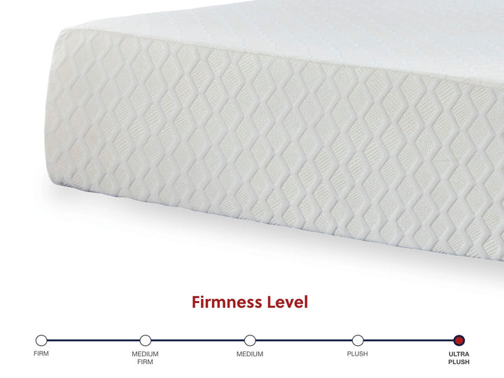 Chime 12 Inch Memory Foam - King Mattress - 12-inch - White