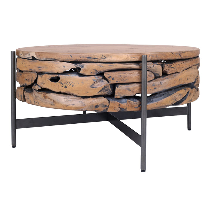 Bardo Reclaimed Teak Coffee Table - Natural