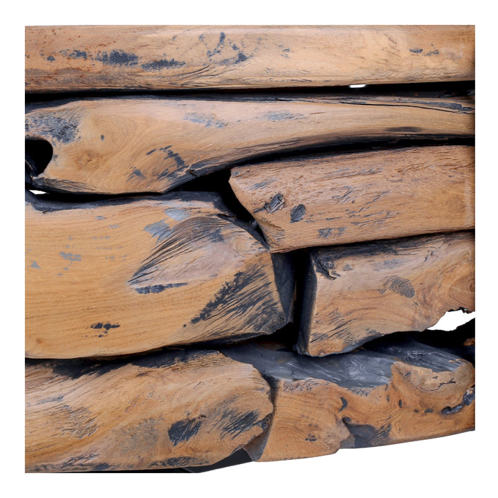 Bardo Reclaimed Teak Coffee Table - Natural - view 4