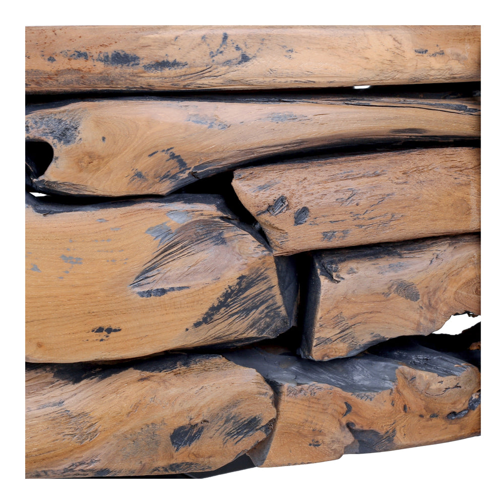 Bardo Reclaimed Teak Coffee Table - Natural - view 4
