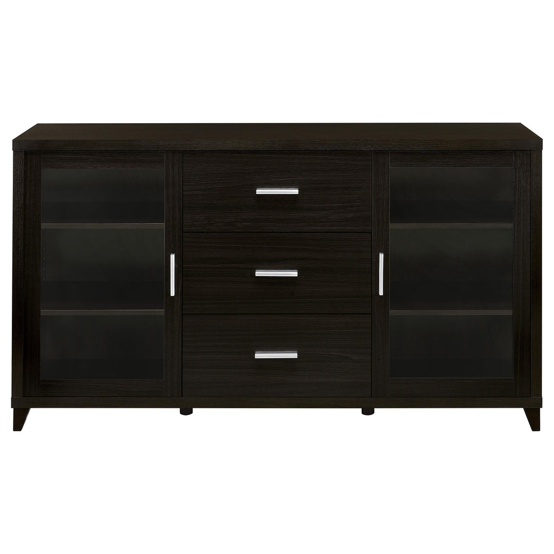 Coaster Furniture 700881-S4 Lewes 4-piece 60" TV Entertainment Center Cappuccino