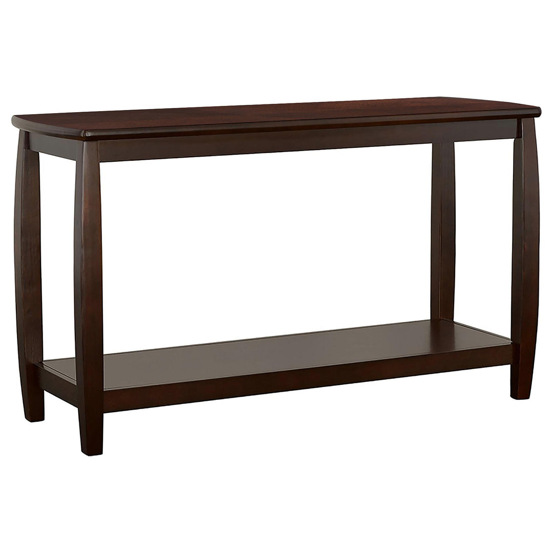 Coaster Furniture 701079 Dixon Wood Entryway Console Table with Shelf Cappuccino