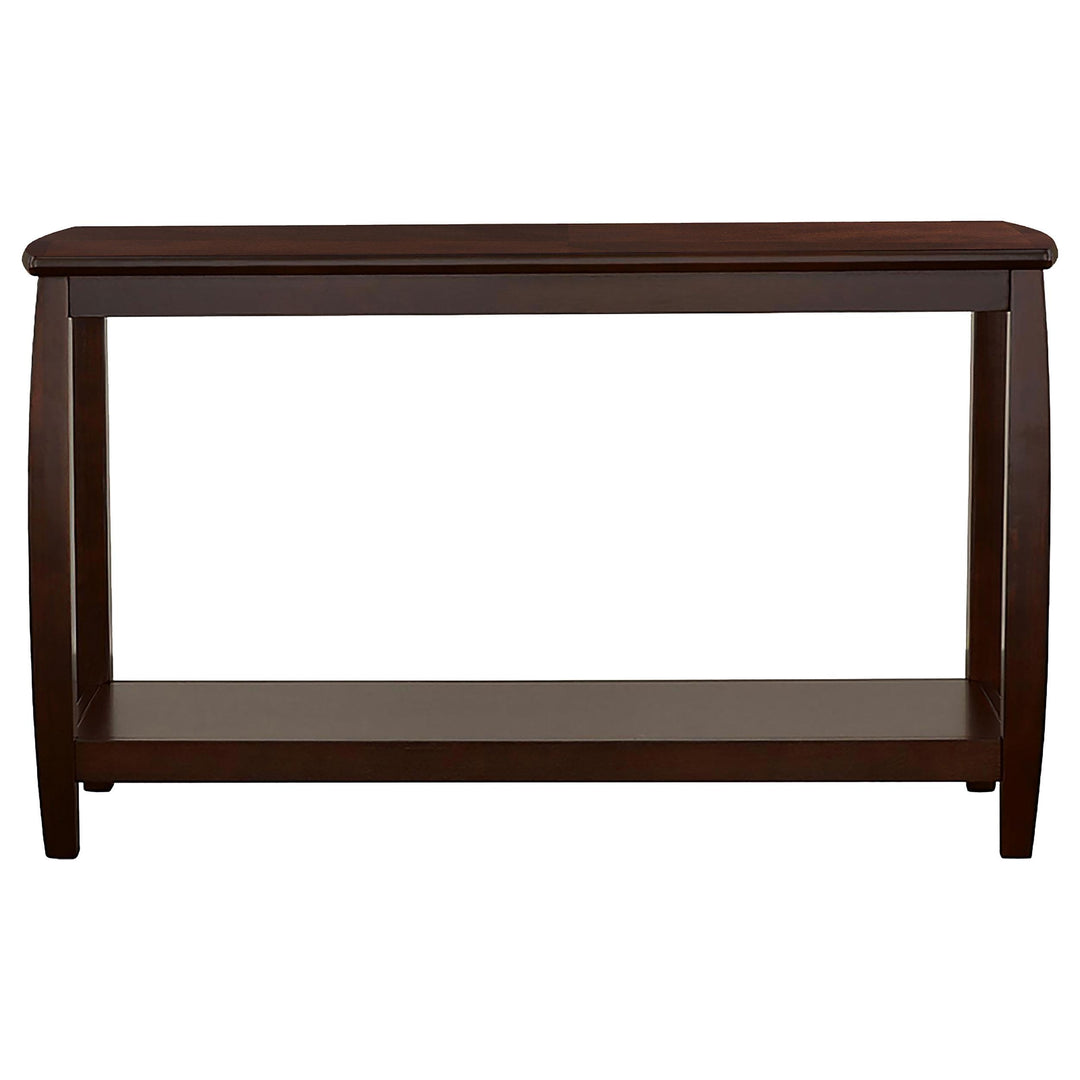 Coaster Furniture 701079 Dixon Wood Entryway Console Table with Shelf Cappuccino