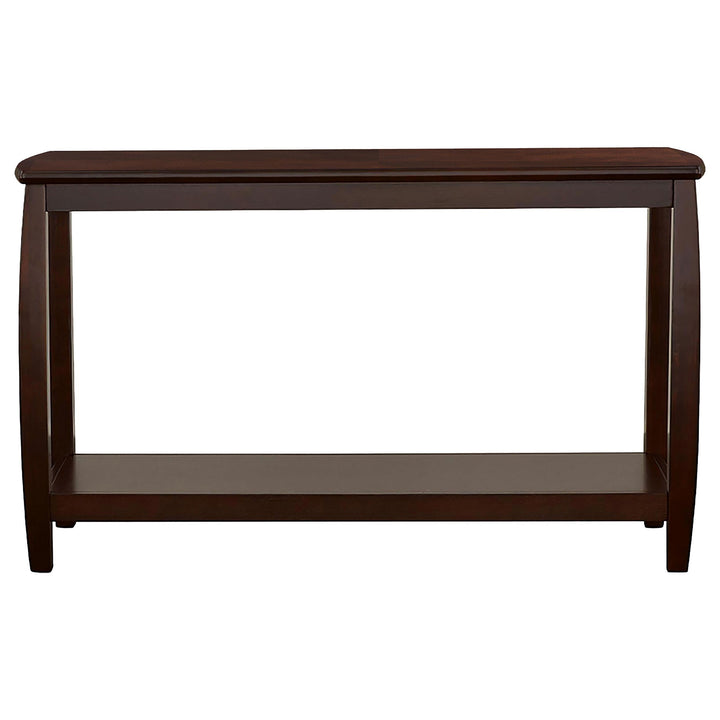 Coaster Furniture 701079 Dixon Wood Entryway Console Table with Shelf Cappuccino