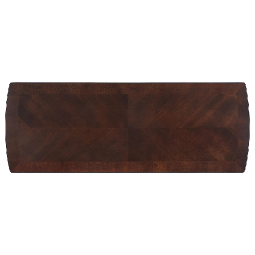 Coaster Furniture 701079 Dixon Wood Entryway Console Table with Shelf Cappuccino