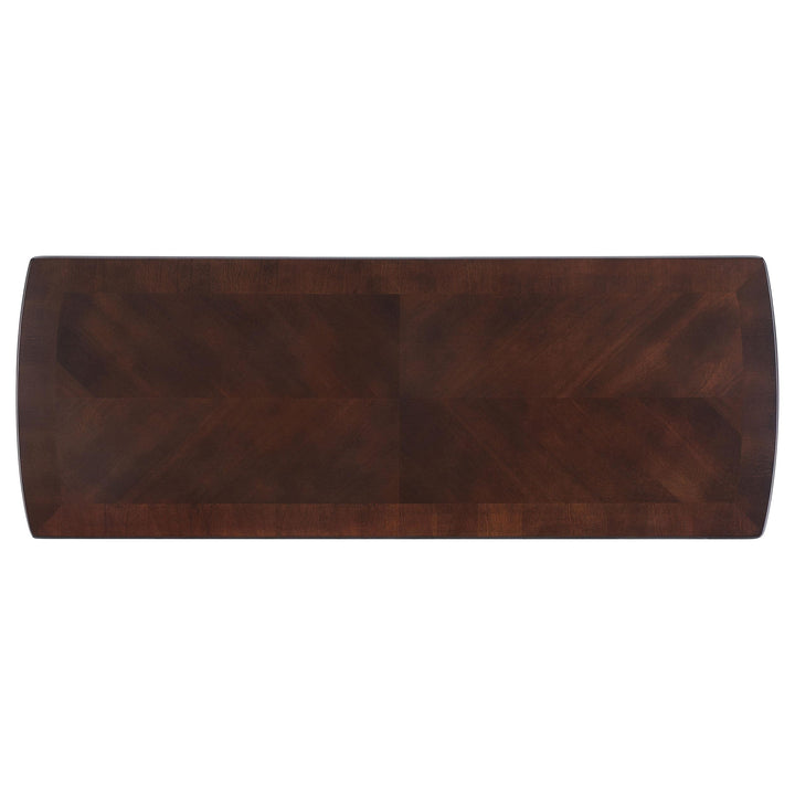 Coaster Furniture 701079 Dixon Wood Entryway Console Table with Shelf Cappuccino