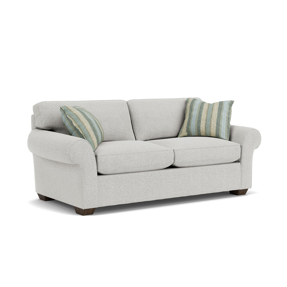 Flexsteel 7305-30 Vail  TwoCushion Sofa  White