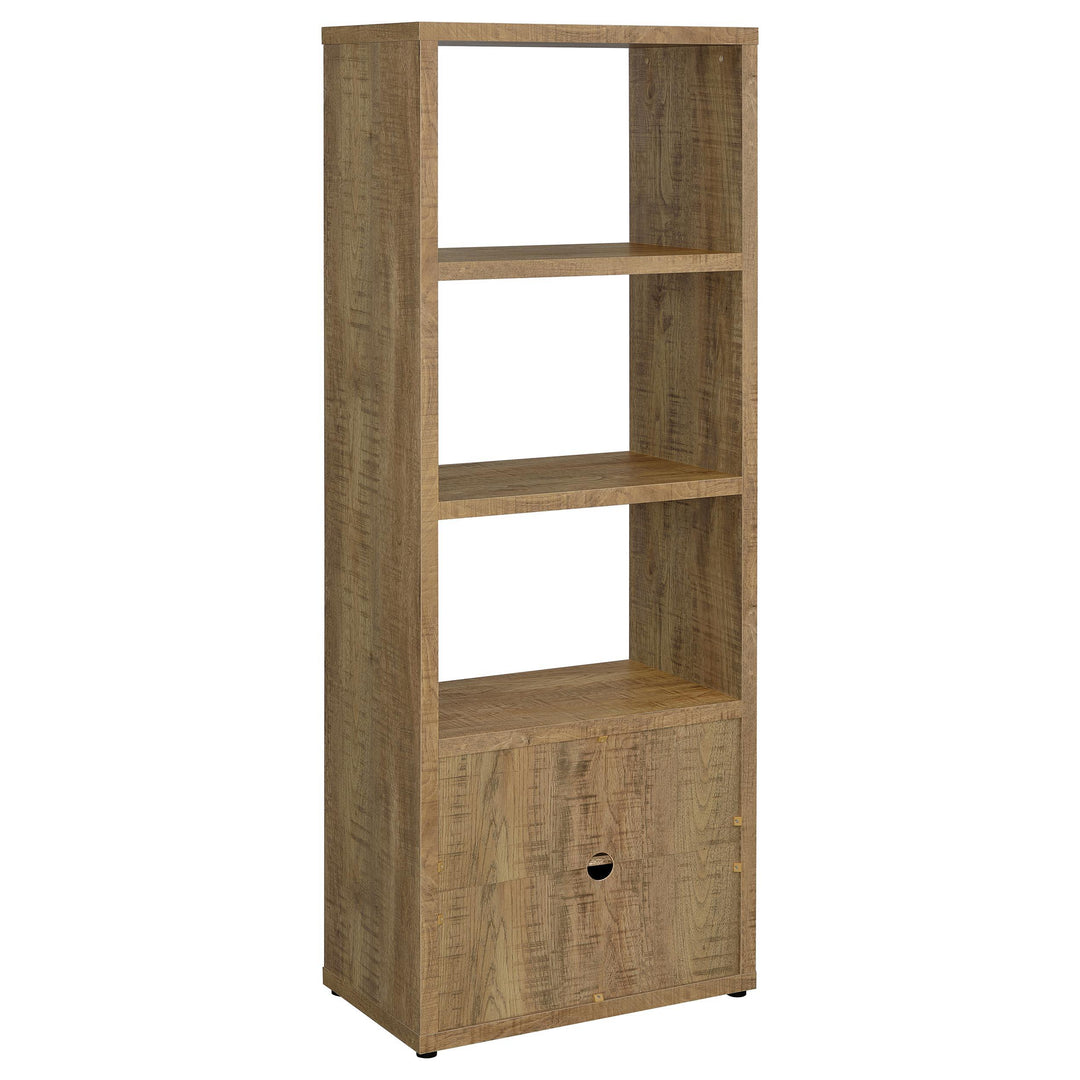 Coaster Furniture 701703 Tabby 3-shelf Engineered Wood Media Tower Mango