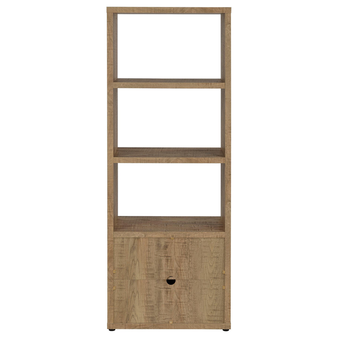 Coaster Furniture 701703 Tabby 3-shelf Engineered Wood Media Tower Mango