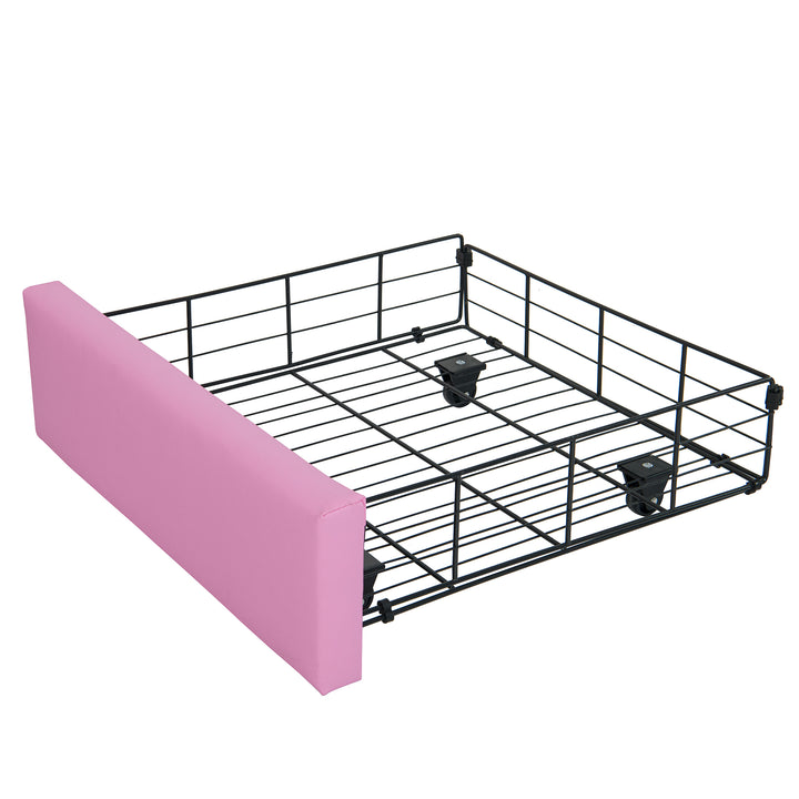full-size-upholstered-princess-bed-frame-with-led-lights-crown-headboard-and-2-drawers-pink-white
