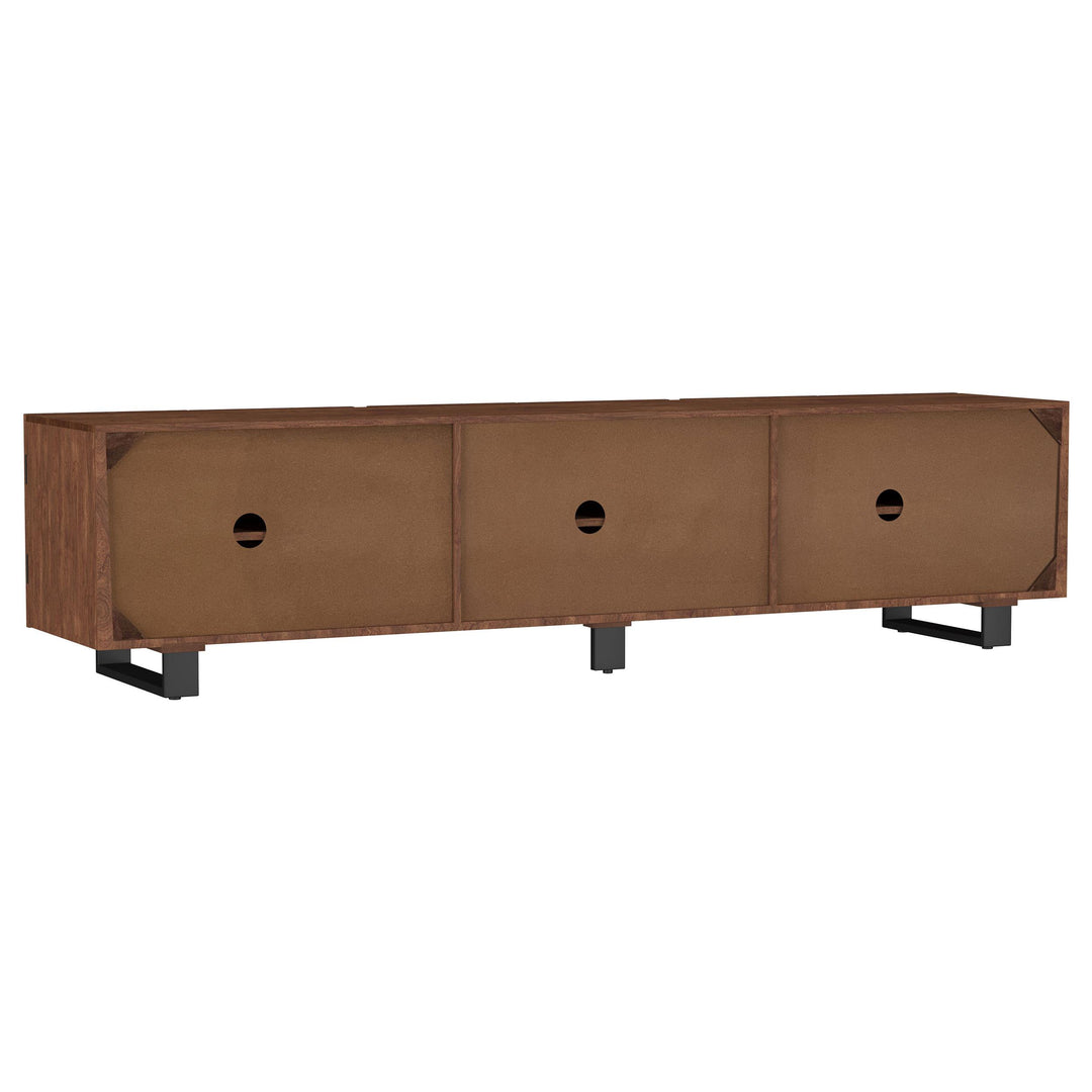 Coaster Furniture 701790 Trask 86-inch Wood TV Stand Media Console Mango Brown