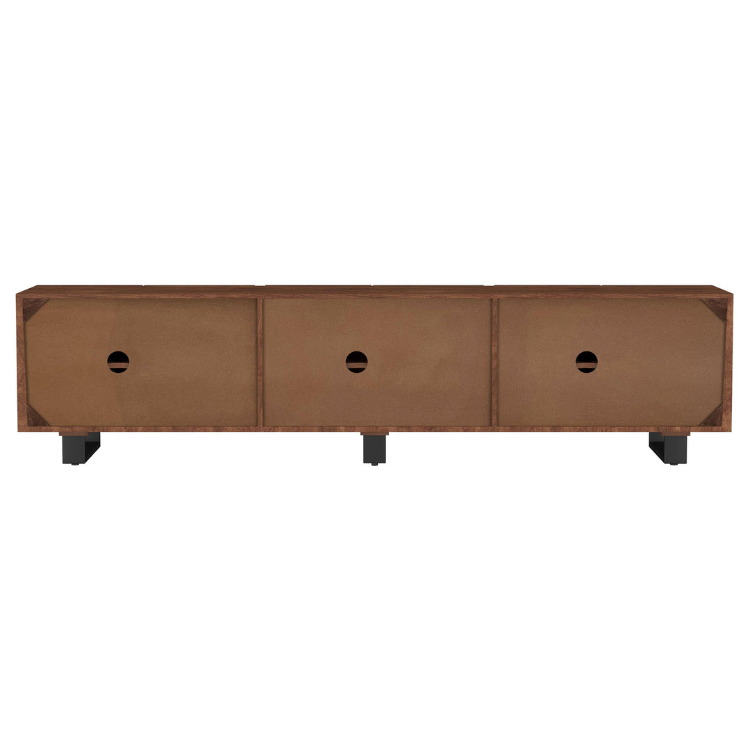 Coaster Furniture 701790 Trask 86-inch Wood TV Stand Media Console Mango Brown