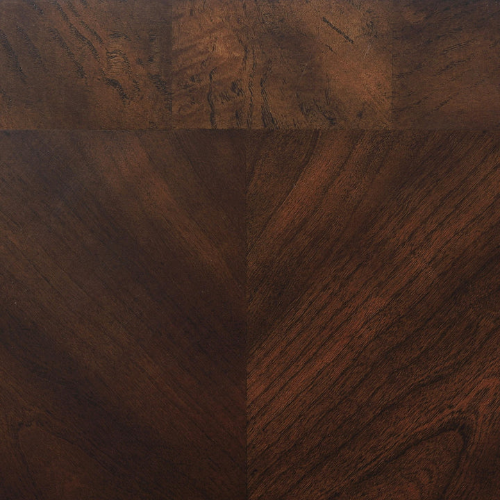 Coaster Furniture 702447 Laney 1-shelf Glass Top Rectangular End Table Deep Merlot