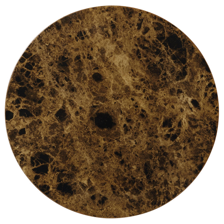 Coaster Furniture 702447 Laney 1-shelf Glass Top Rectangular End Table Deep Merlot