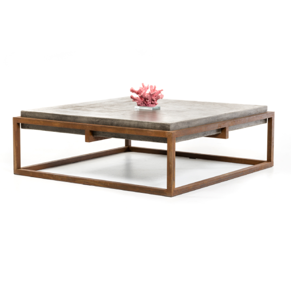 Shepard Modern Concrete Coffee Table