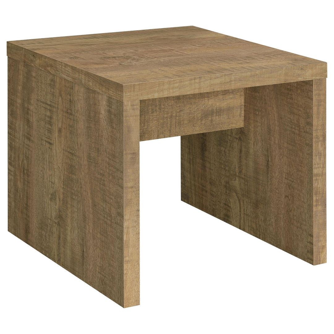 Coaster Furniture 704127 Lynette Square Engineered Wood End Table Mango