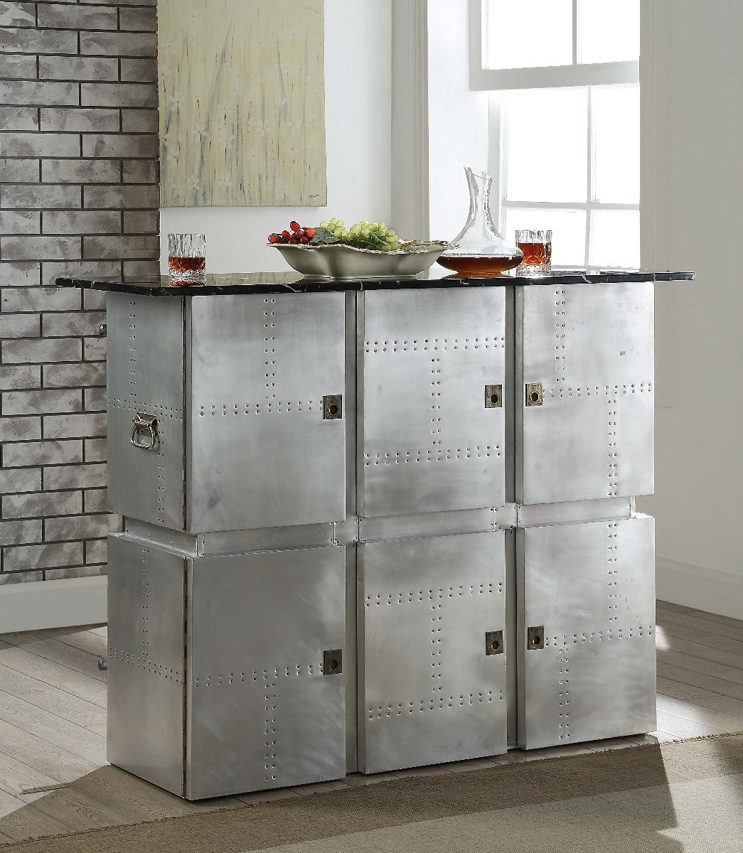 Brancaster Bar Table with Marble Top