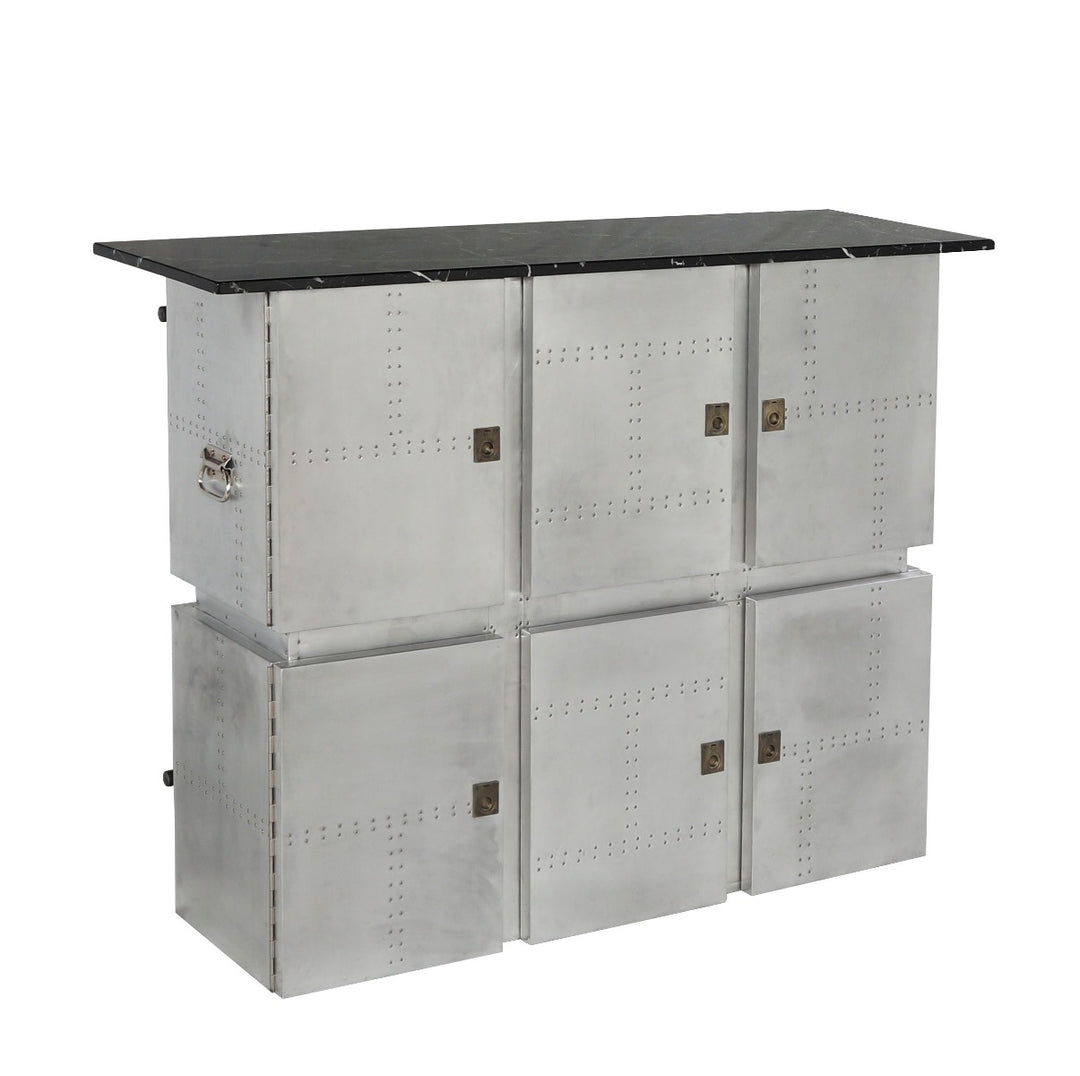 Brancaster Bar Table with Marble Top