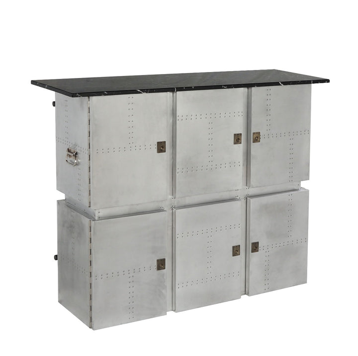 Brancaster Bar Table with Marble Top