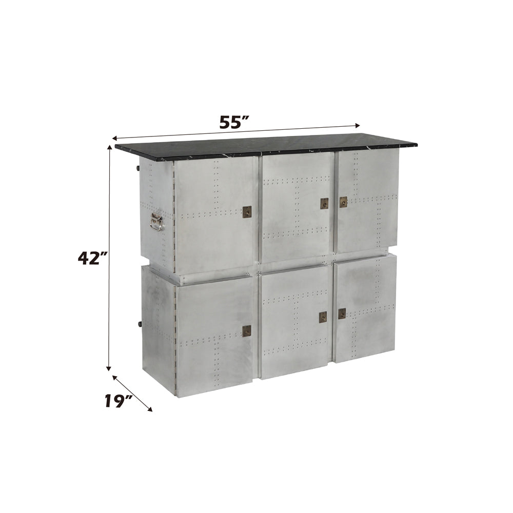 Brancaster Bar Table with Marble Top