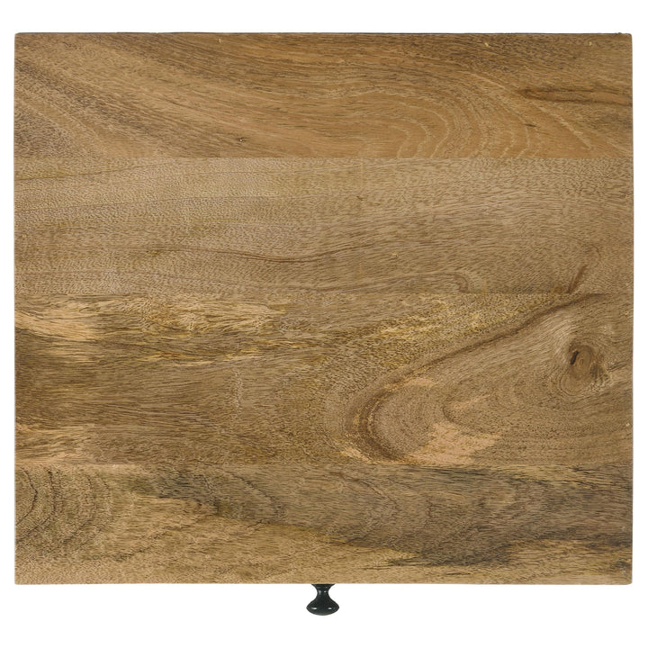 Coaster Furniture 704697 Stephie Rectangular Side End Table with Storage Honey Brown