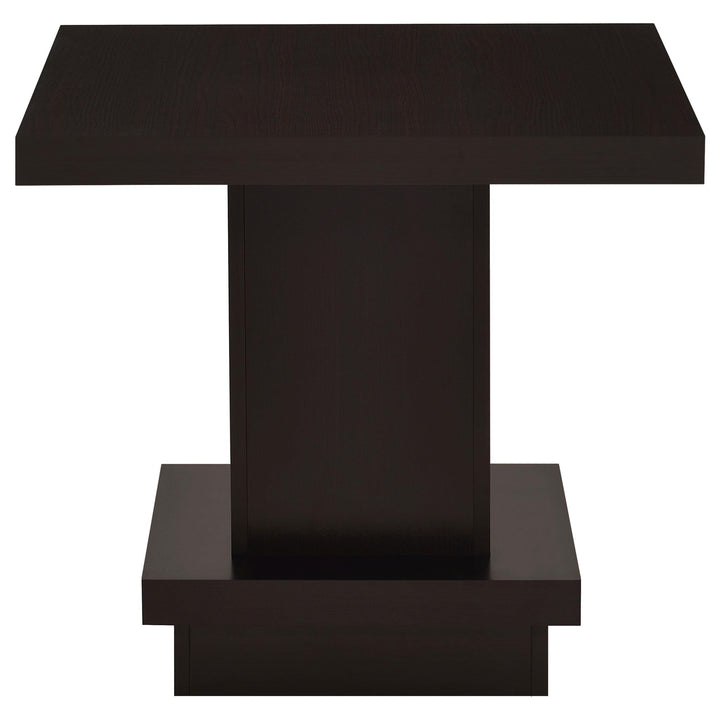 Coaster Furniture 705167 Reston Square Engineered Wood Side End Table Cappuccino