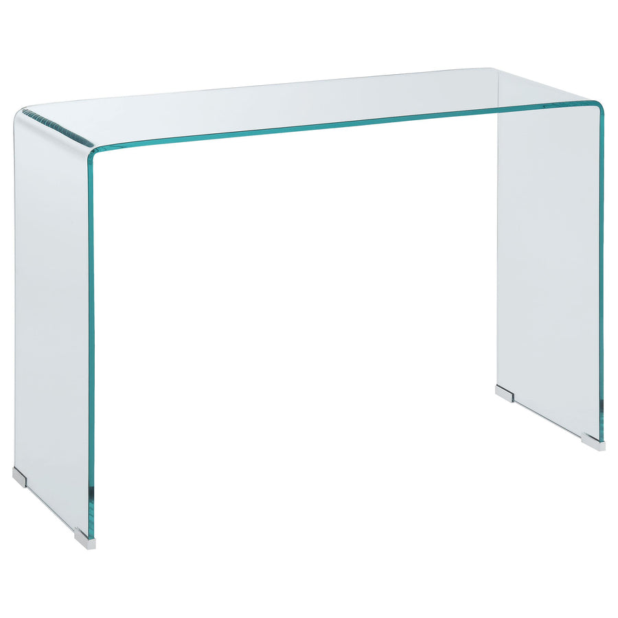 Coaster Furniture 705329 Ripley Tempered Bent Glass Entryway Console Table Clear