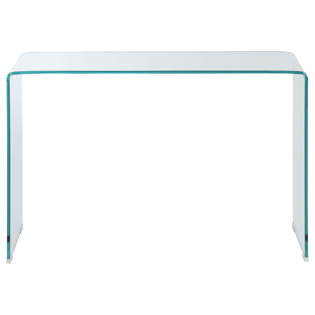 Coaster Furniture 705329 Ripley Tempered Bent Glass Entryway Console Table Clear