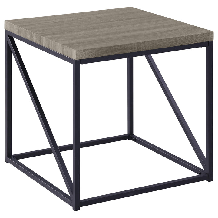 Coaster Furniture 705617 Birdie Square Engineered Wood End Table Sonoma Grey