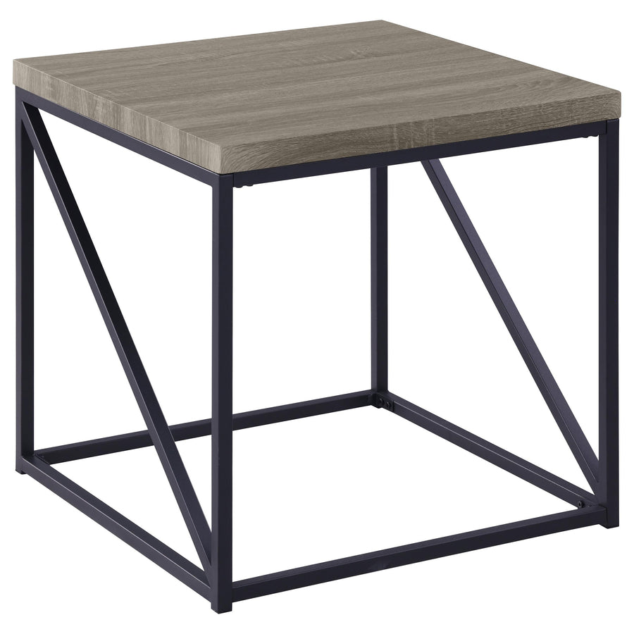 Coaster Furniture 705617 Birdie Square Engineered Wood End Table Sonoma Grey