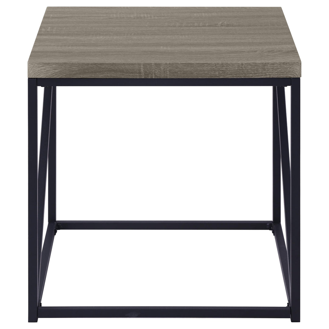 Coaster Furniture 705617 Birdie Square Engineered Wood End Table Sonoma Grey