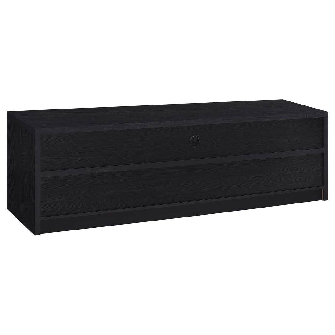 Coaster Furniture 705803 Rutland 78-inch 3-drawer TV Stand Media Console Black