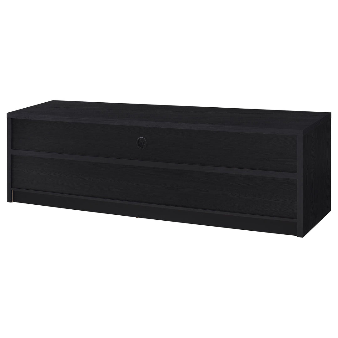 Coaster Furniture 705803 Rutland 78-inch 3-drawer TV Stand Media Console Black