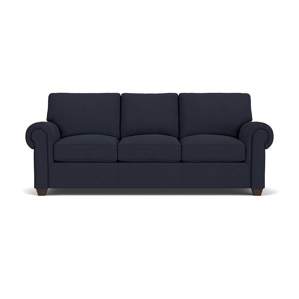 Flexsteel B3937-31 Carson  Leather Sofa  Black