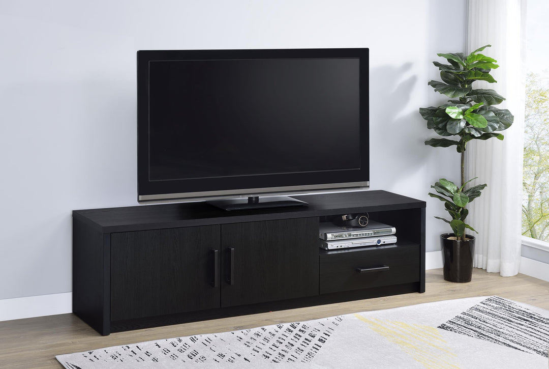 Coaster Furniture 706213 Murray 70-inch 2-door TV Stand Media Console Black