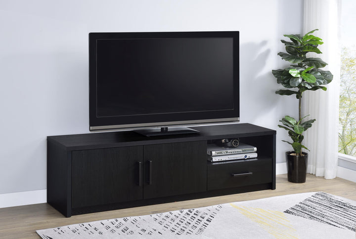 Coaster Furniture 706213 Murray 70-inch 2-door TV Stand Media Console Black