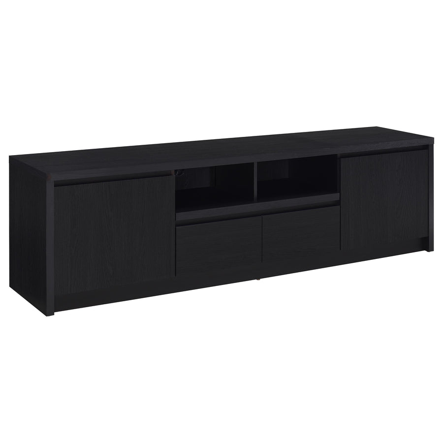 Coaster Furniture 706223 Winfield 78-inch 2-door TV Stand Media Console Black