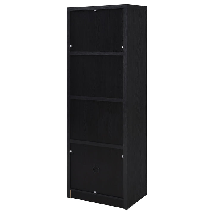 Coaster Furniture 706224 Winfield 3-sheld Media Tower Entertainment Pier Black