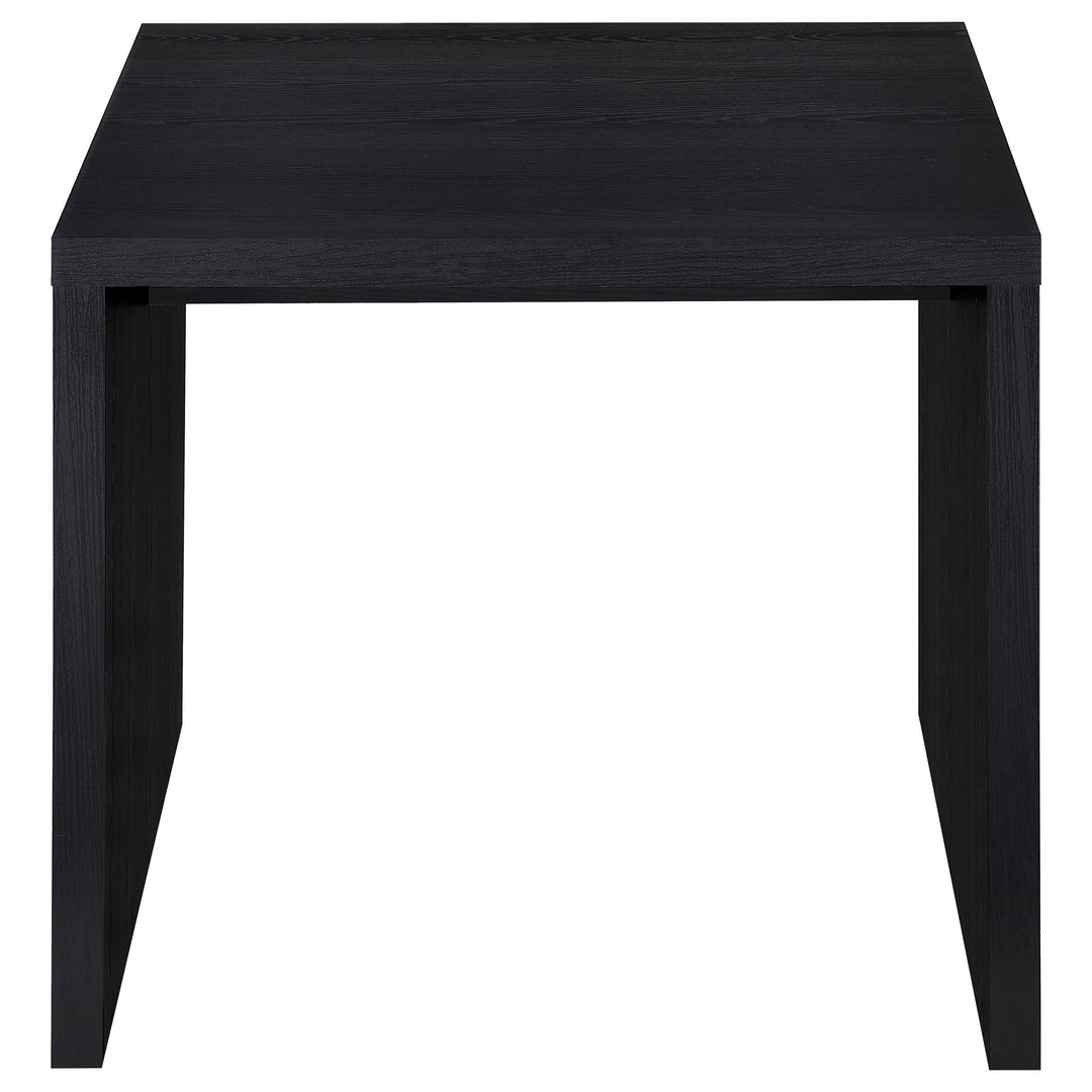 Coaster Furniture 706227 Knapp Engineered Wood Square Side End Table Black
