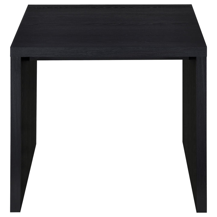 Coaster Furniture 706227 Knapp Engineered Wood Square Side End Table Black